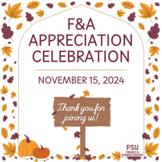 F&A Appreciation Celebration 2024 flyer